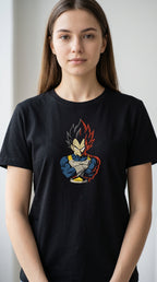 Koszulka Haftowana Anime – Vegeta Saiyan Prince Premium