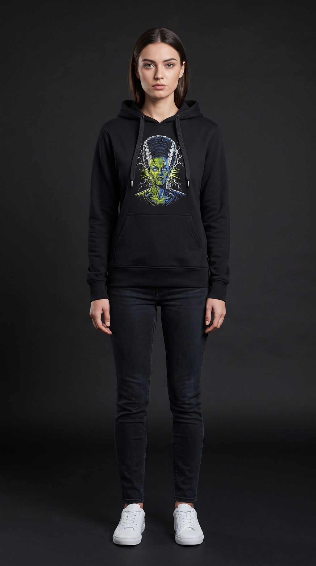 FRANKENSTEIN – Heavyweight Glow-in-the-Dark Embroidered Hoodie